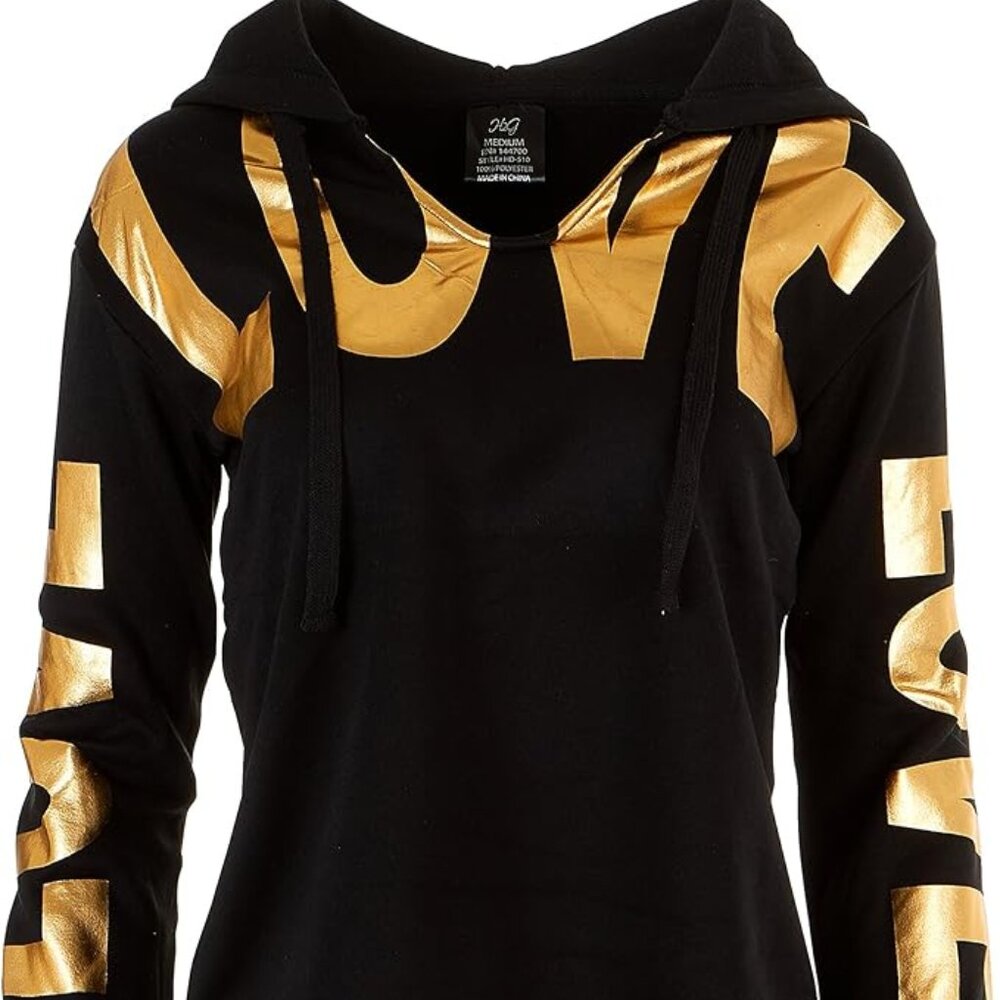 Oversized Black Hoodie